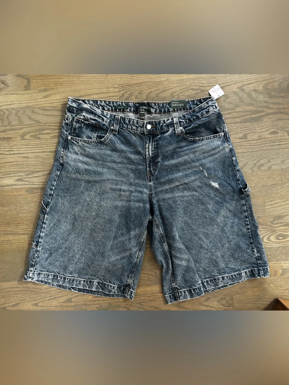 Target wild fabel women’s low rise baggy jean shorts jorts size 17 nwt